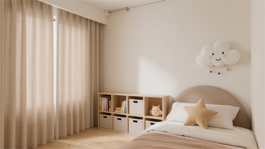 Kinderzimmer-Gardinen: Sicherer Schlaf & fröhliches Design