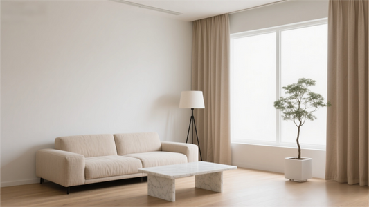 Minimalistische Gardinen: Schlichte Eleganz für modernes Wohnen