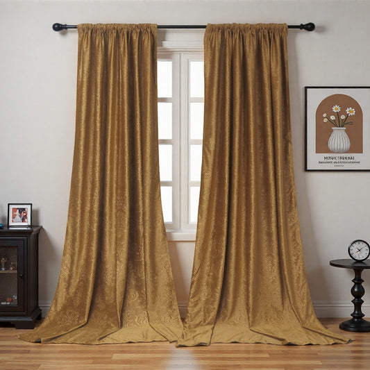 Custom-made oriental velvet curtains · Morocco