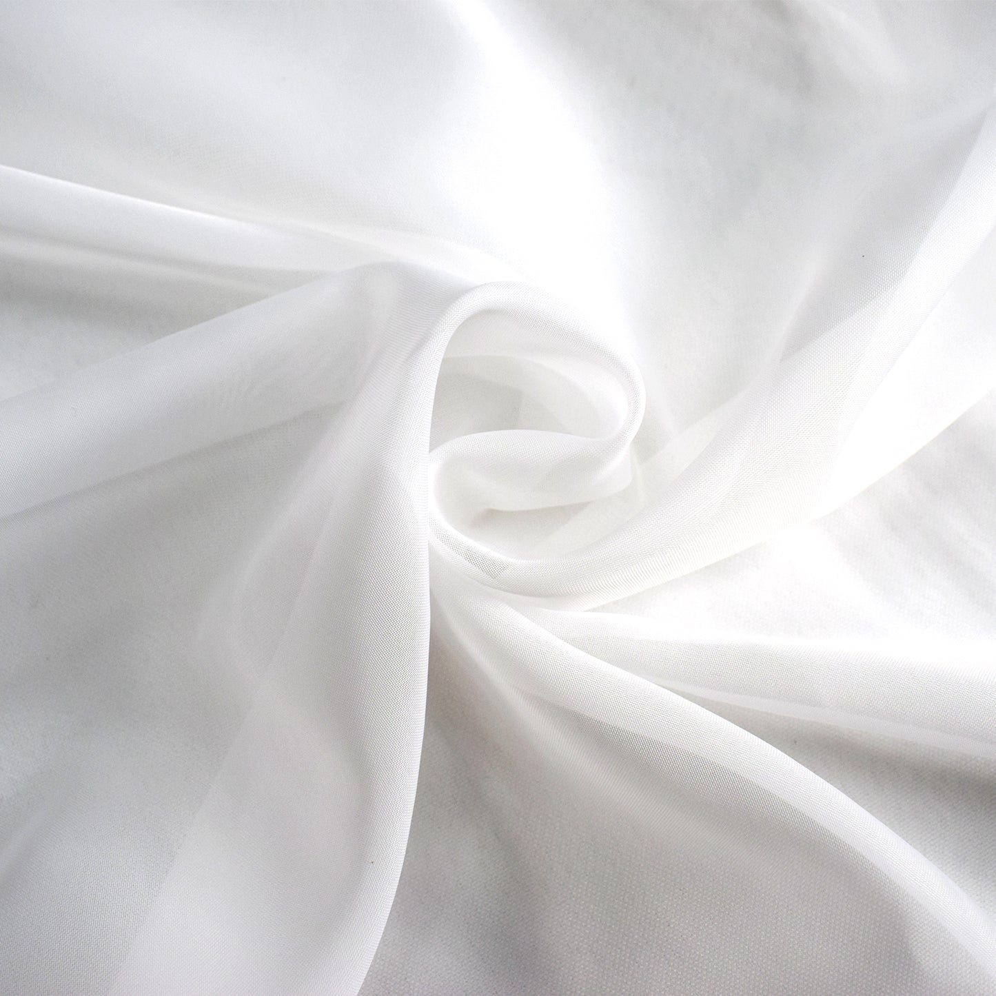 Outdoor Gardine Voile Weiß Transparent und Wasserabweisend mit Ösen 1 Panel