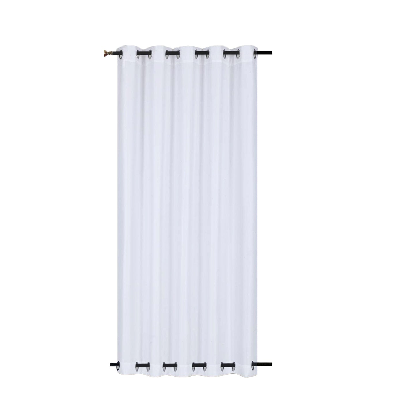 Outdoor Gardine Halbtransparent undWinddicht Wasserabweisend Weiß 1 Panel