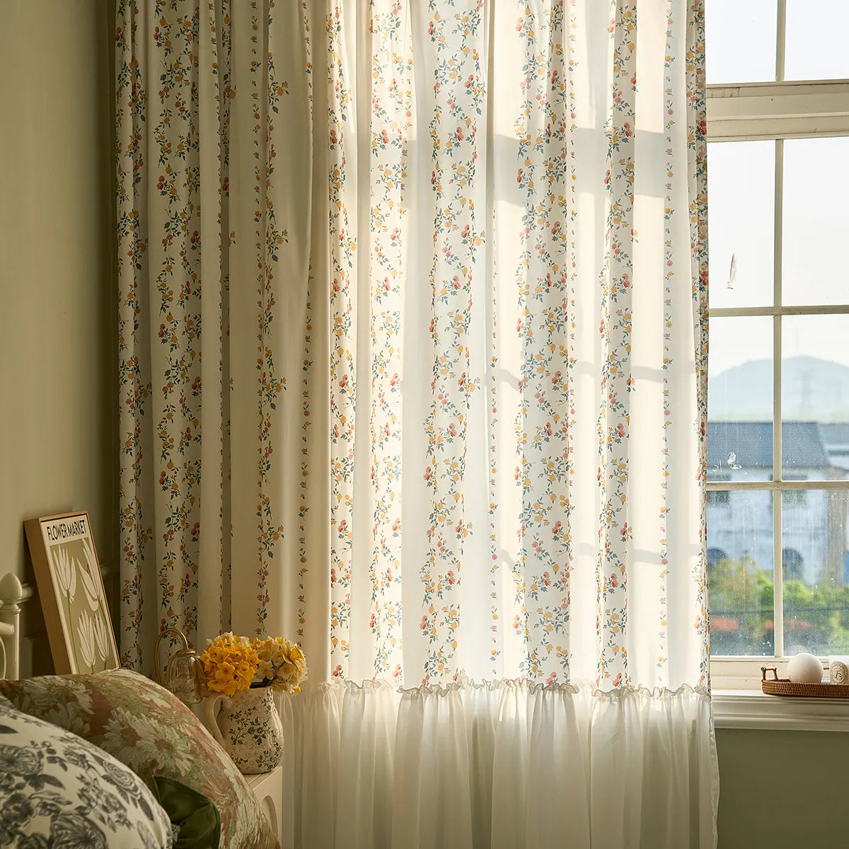 Florale Gardinen nach Maß · Brielle