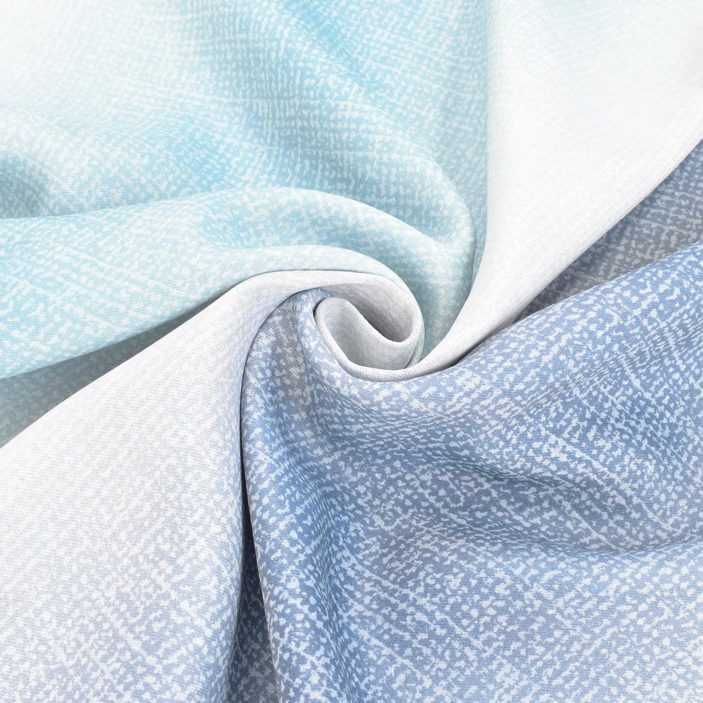 Blackout curtain with tulle and ombre stars – double layered, 1 piece