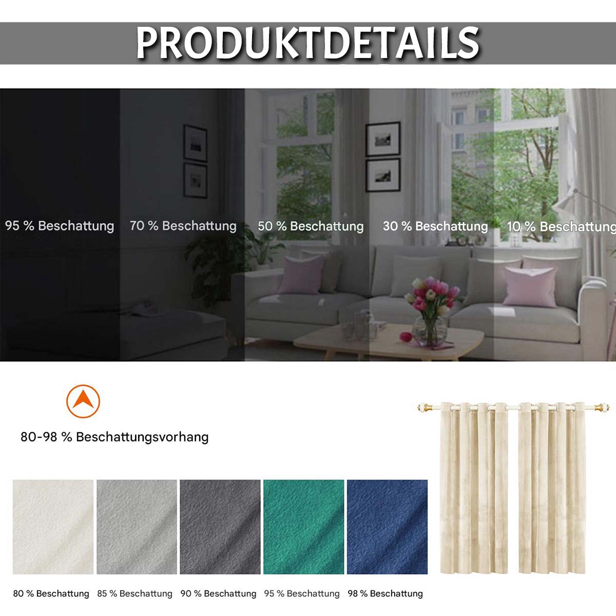 Blackout Curtain Velvet Heavy Elegant Thermal Curtain 1 Panel