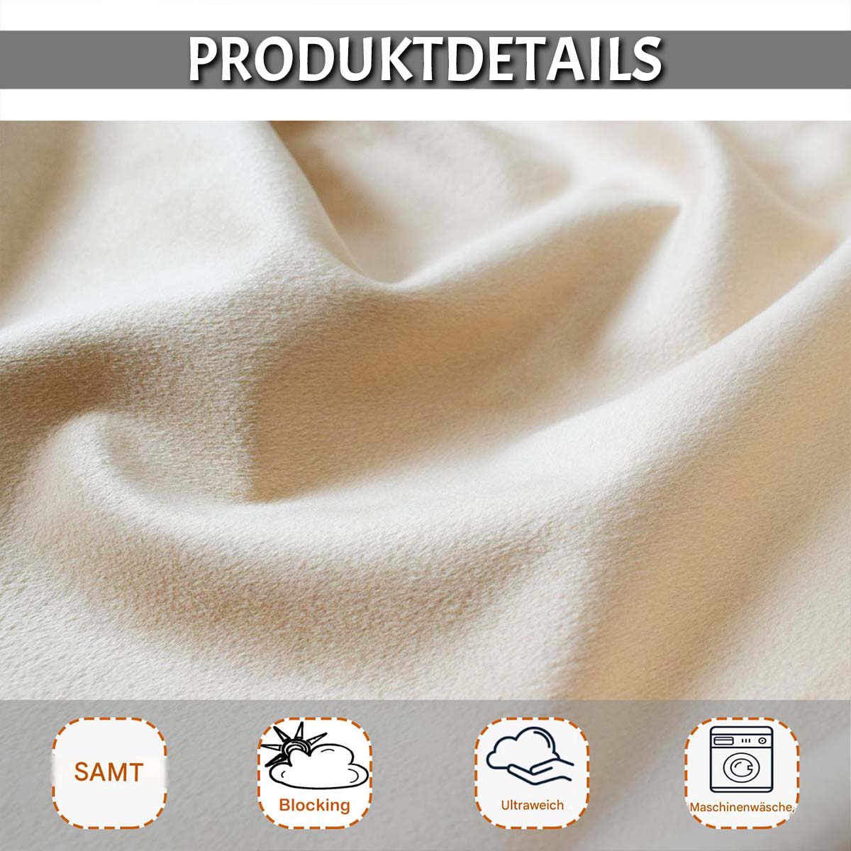 Blackout Curtain Velvet Heavy Elegant Thermal Curtain 1 Panel