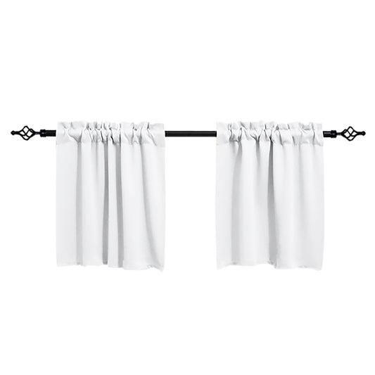 Short blackout curtain with waffle structure – Rod Pocket, 5 colors