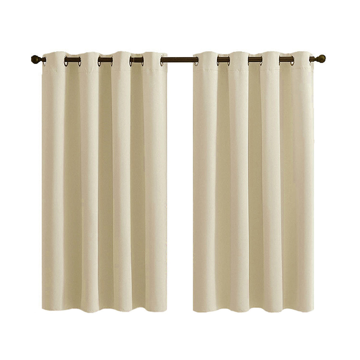 Outdoor Vorhang – 100 % Blackout, Wasserdicht, mit Ösen, 132 cm Breite
