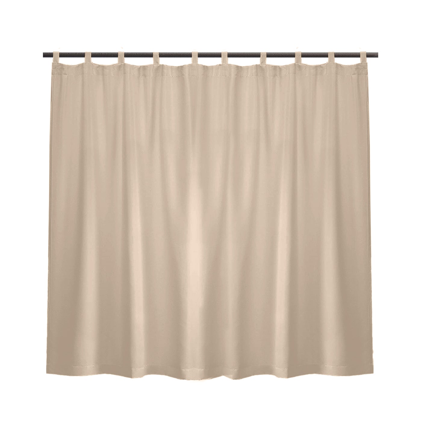 Extra Breiter Outdoor Vorhang – Wasserdicht und Blickdicht, Tap Top, 254 cm Breite
