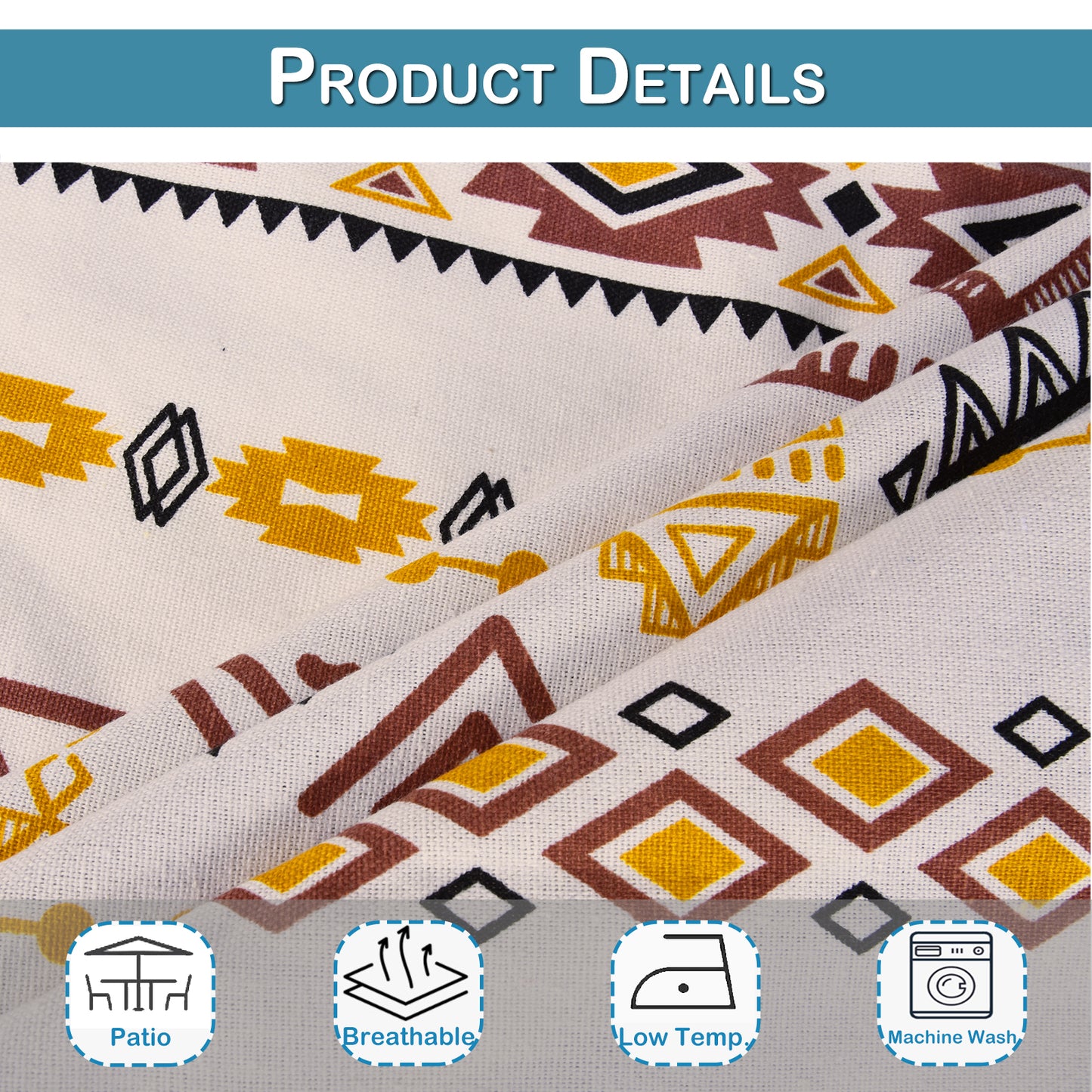 Patio Waterproof Outdoor Curtain Eyelet 2 Panels