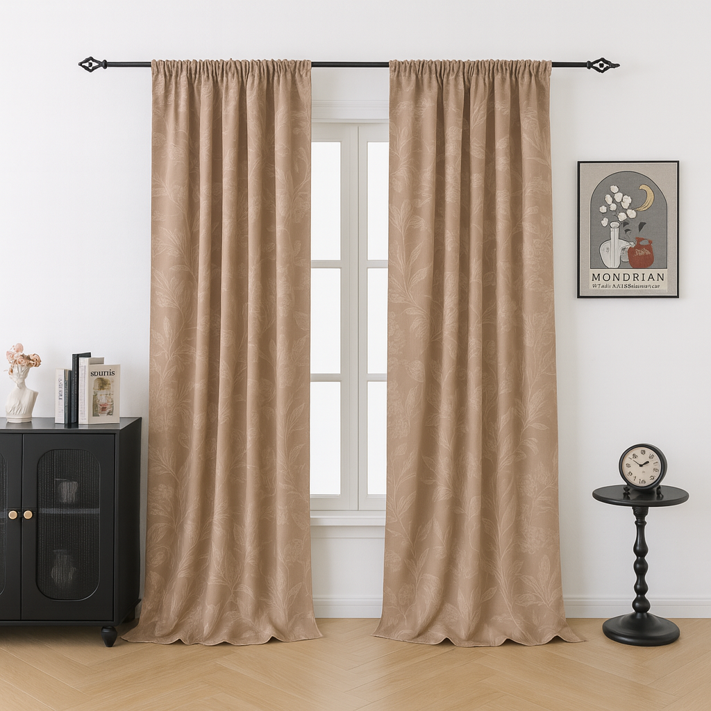 Natural custom-made curtains · Botanica