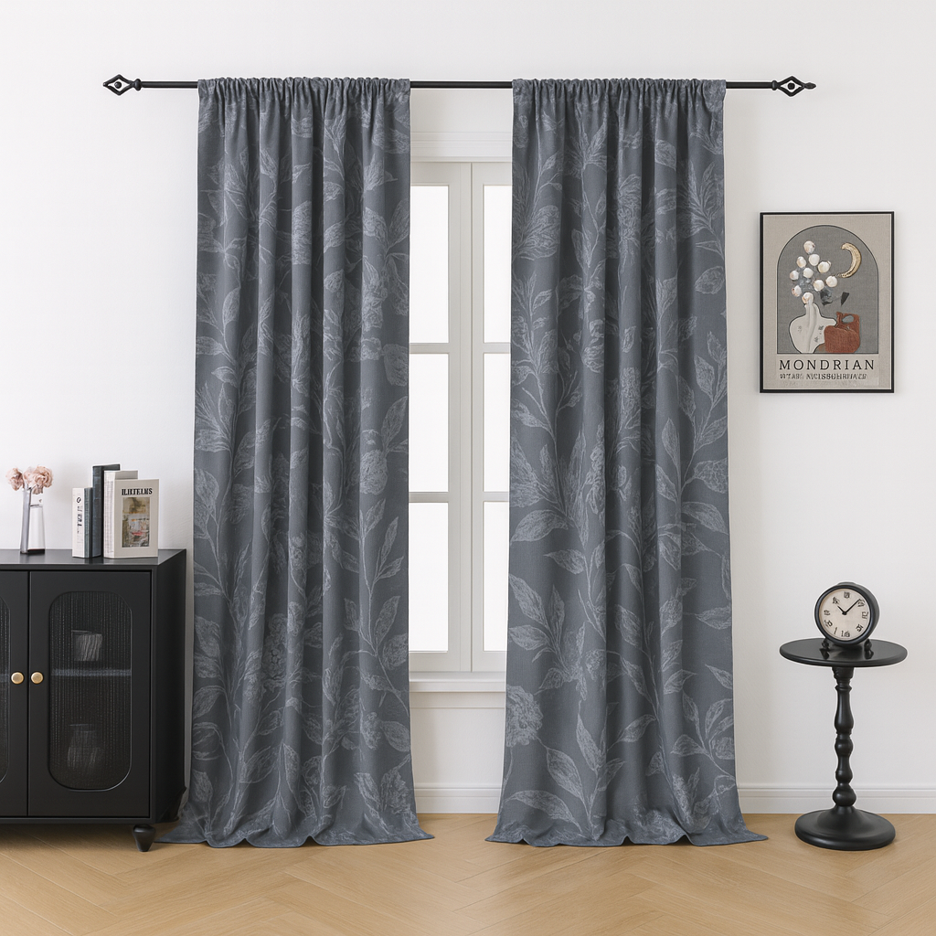 Natural custom-made curtains · Botanica