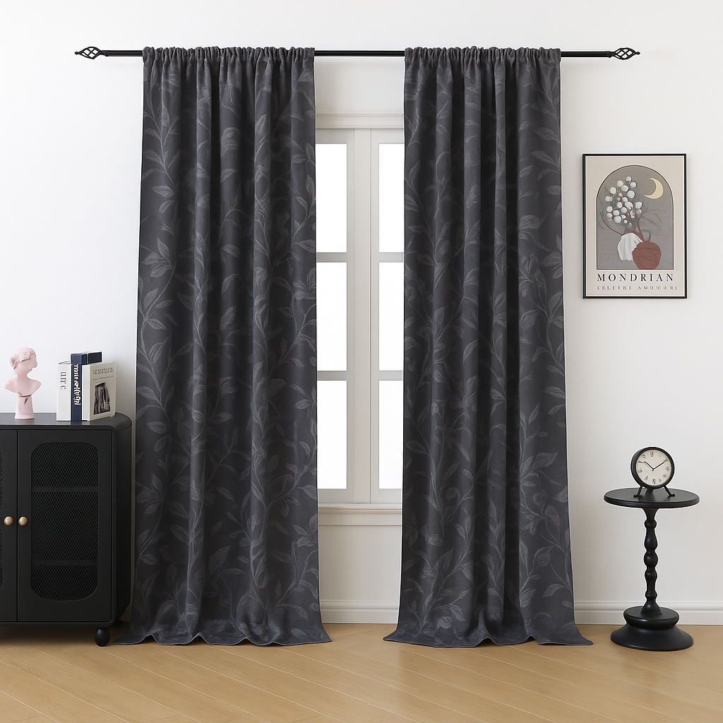 Natural custom-made curtains · Botanica