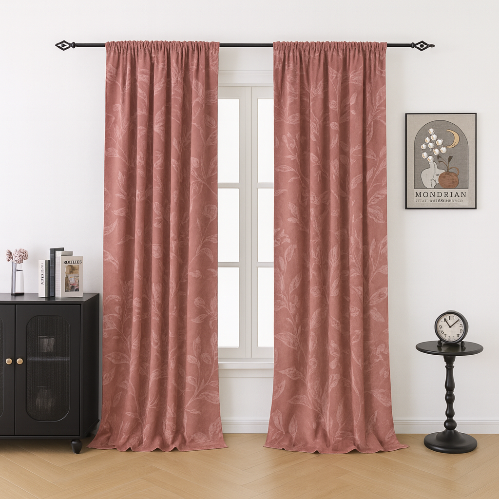 Natural custom-made curtains · Botanica