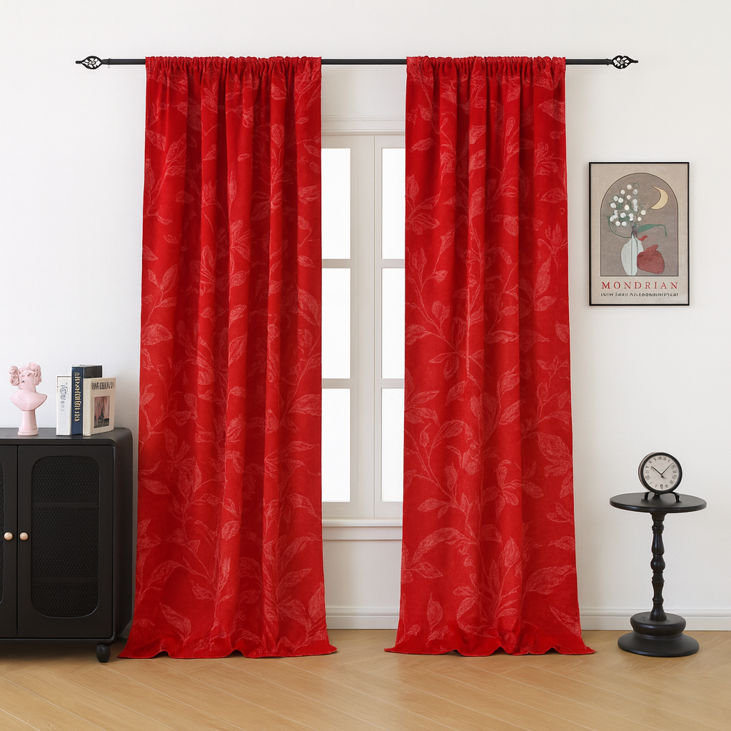 Natural custom-made curtains · Botanica