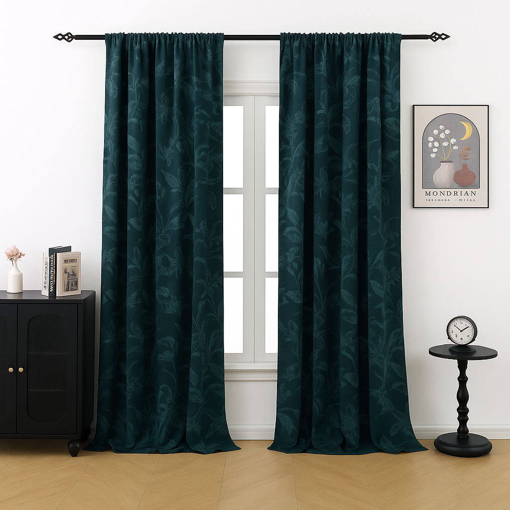 Natural custom-made curtains · Botanica
