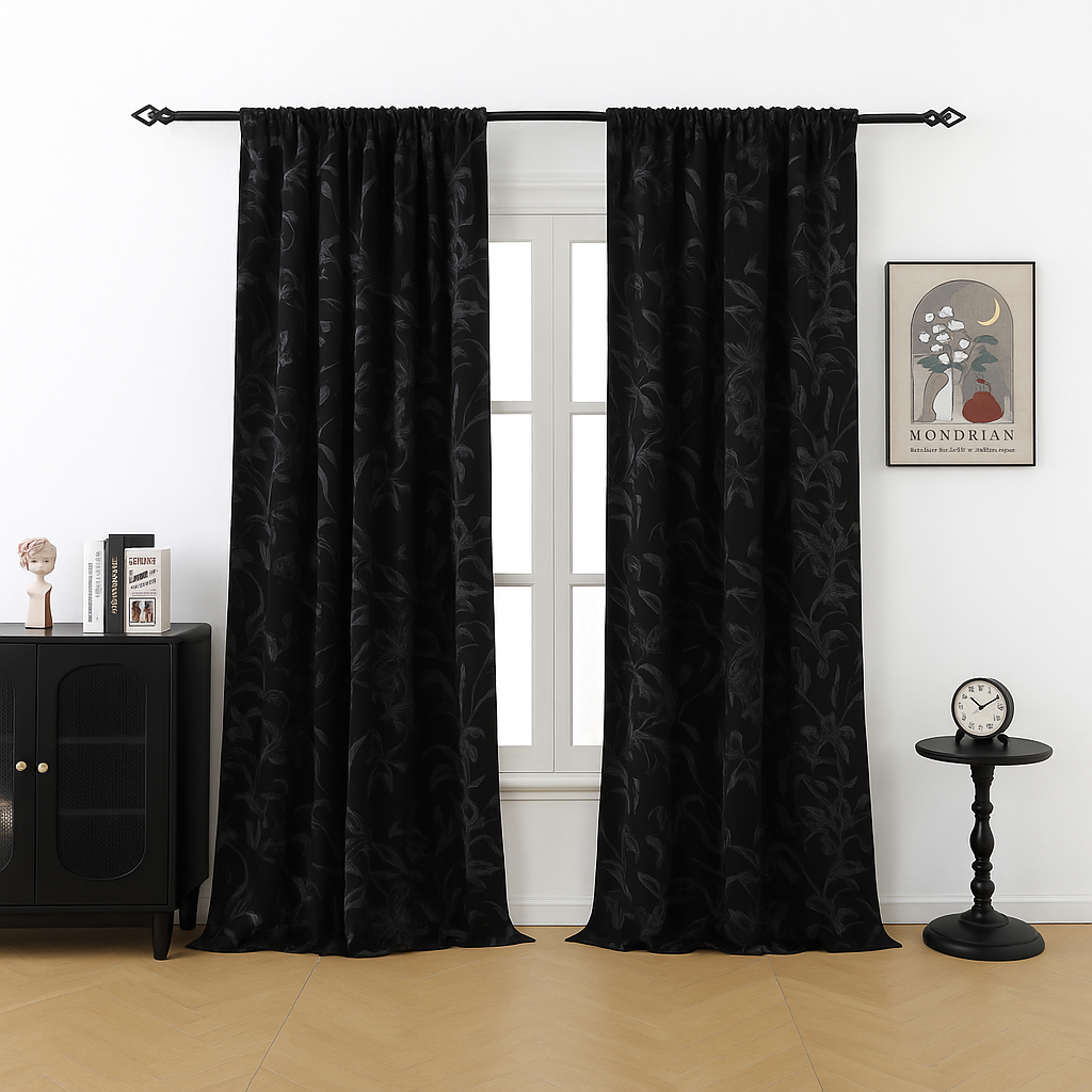 Natural custom-made curtains · Botanica