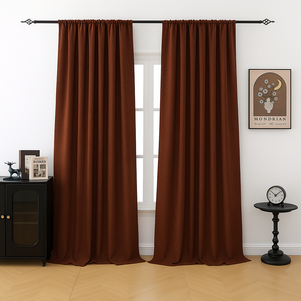 Custom-made blackout curtains · Merano