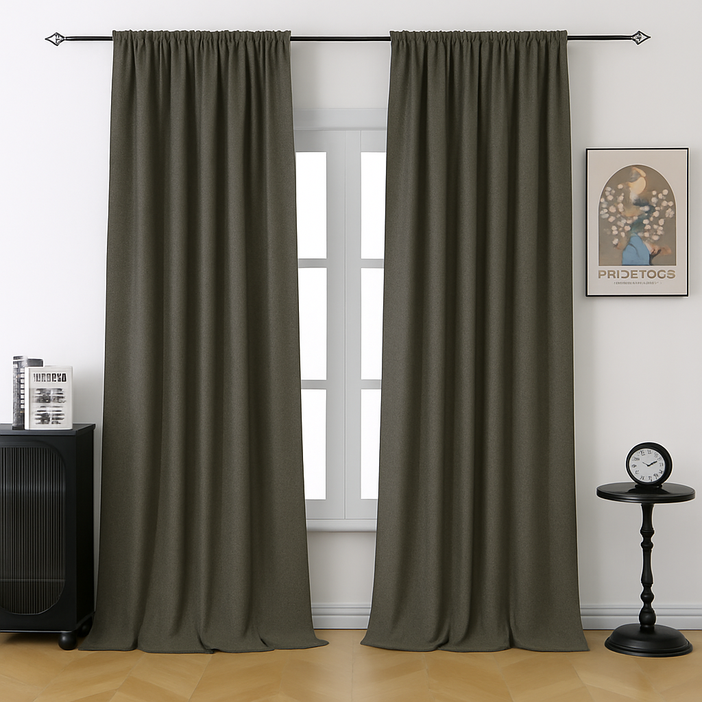 Minimalist custom-made curtains · Linz
