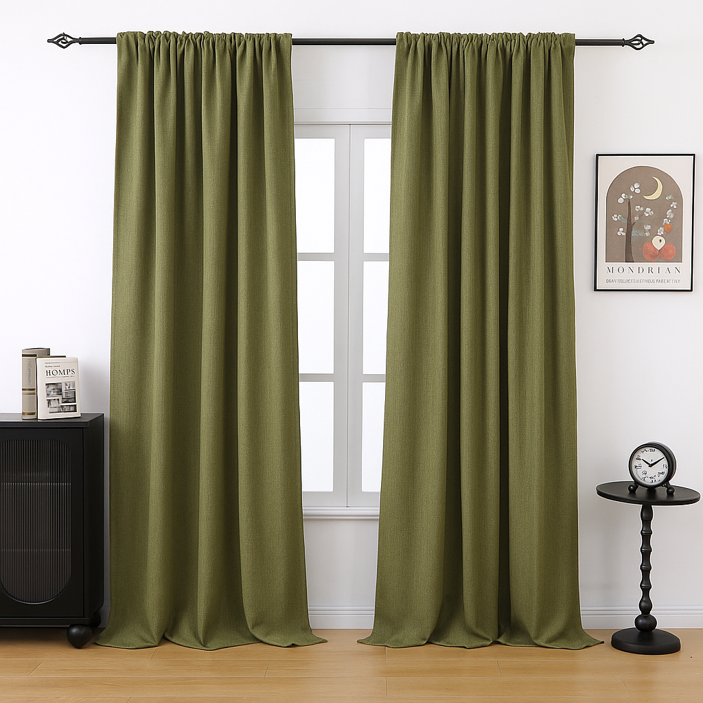 Minimalist custom-made curtains · Linz