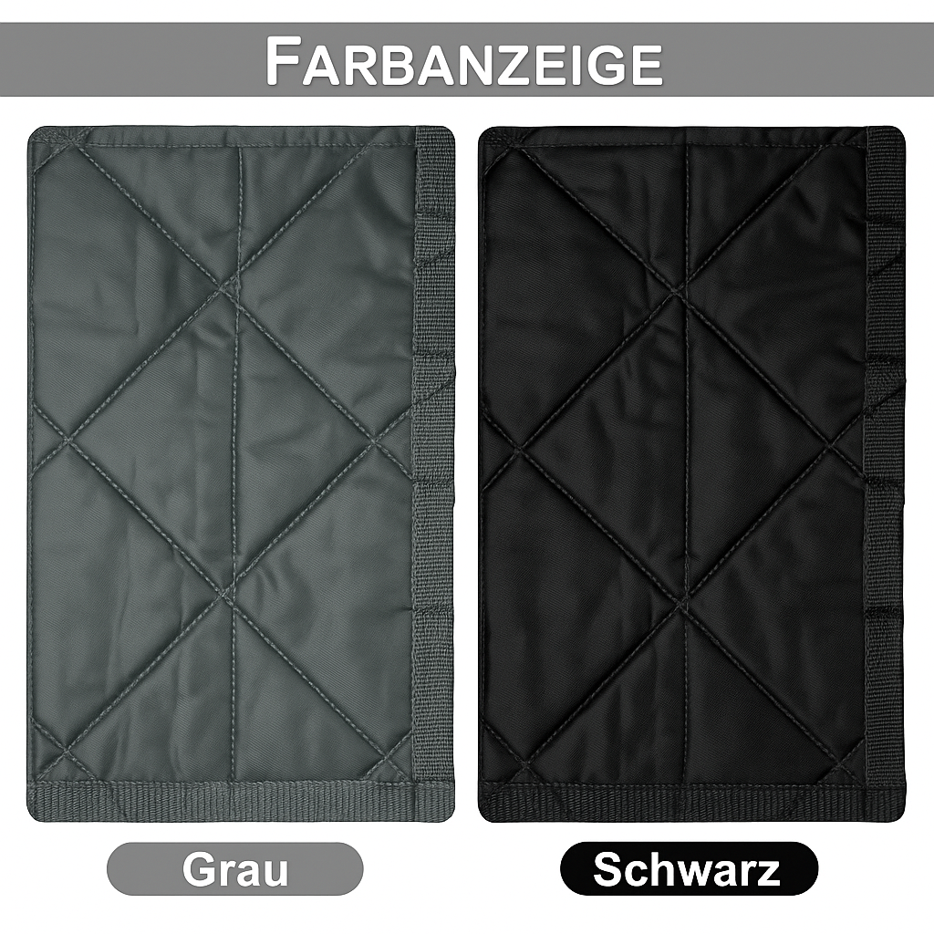 Gesteppter magnetischer Thermo Türvorhang mit Fenster · Wärmeschutz und Kälteschutz