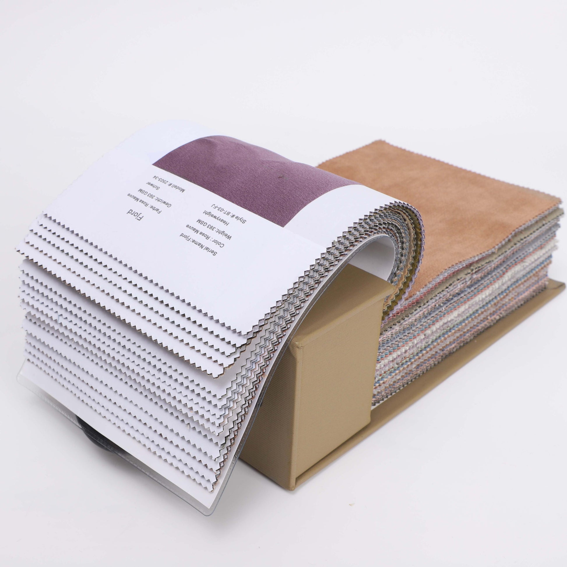 BTTO Stoffmusterbuch für Vorhänge mit verschiedenen Farben und Texturen 6