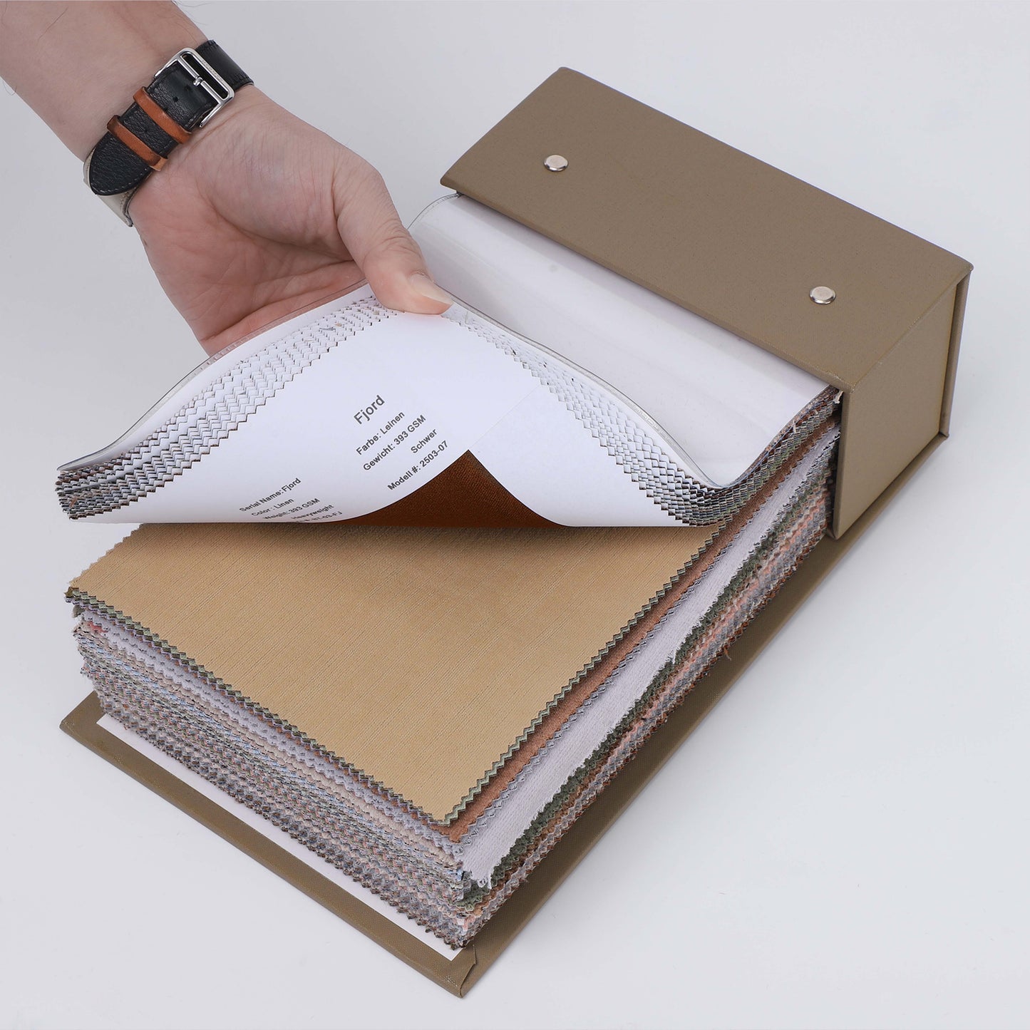 BTTO Stoffmusterbuch für Vorhänge mit verschiedenen Farben und Texturen 8