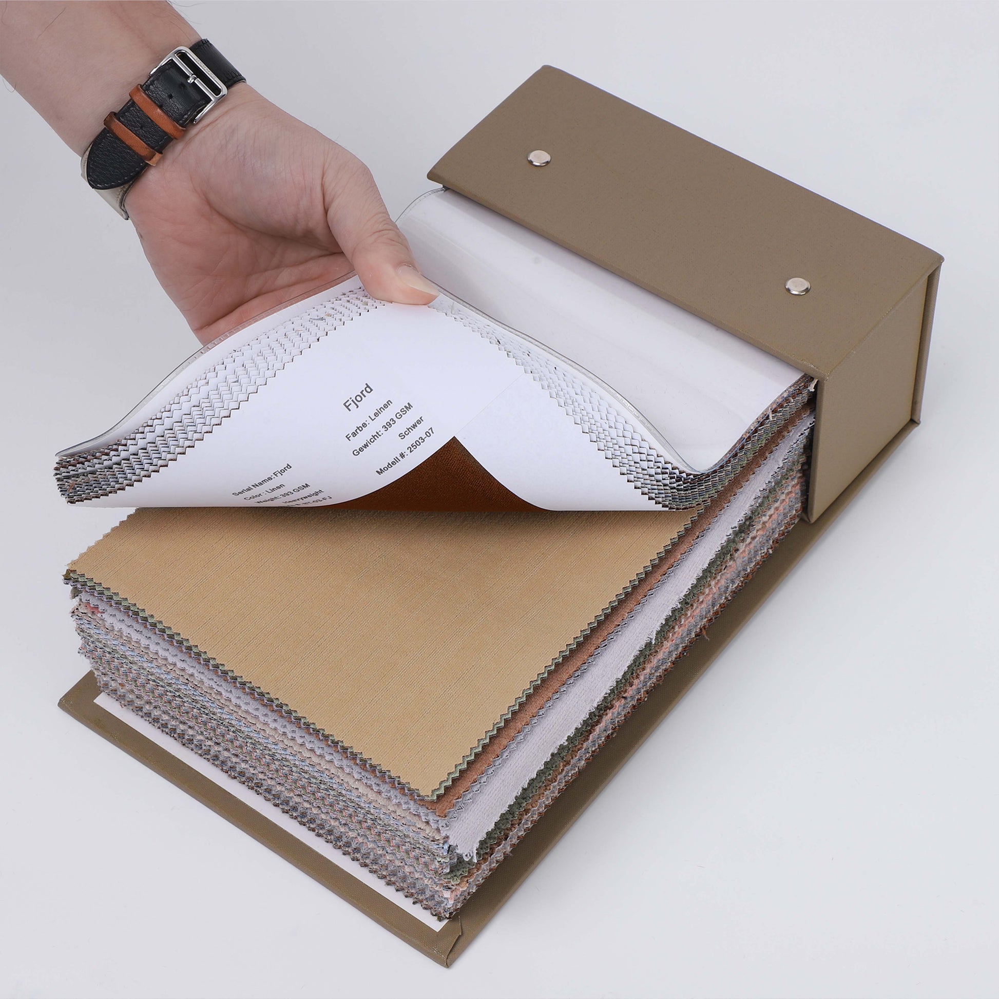 BTTO Stoffmusterbuch für Vorhänge mit verschiedenen Farben und Texturen 8