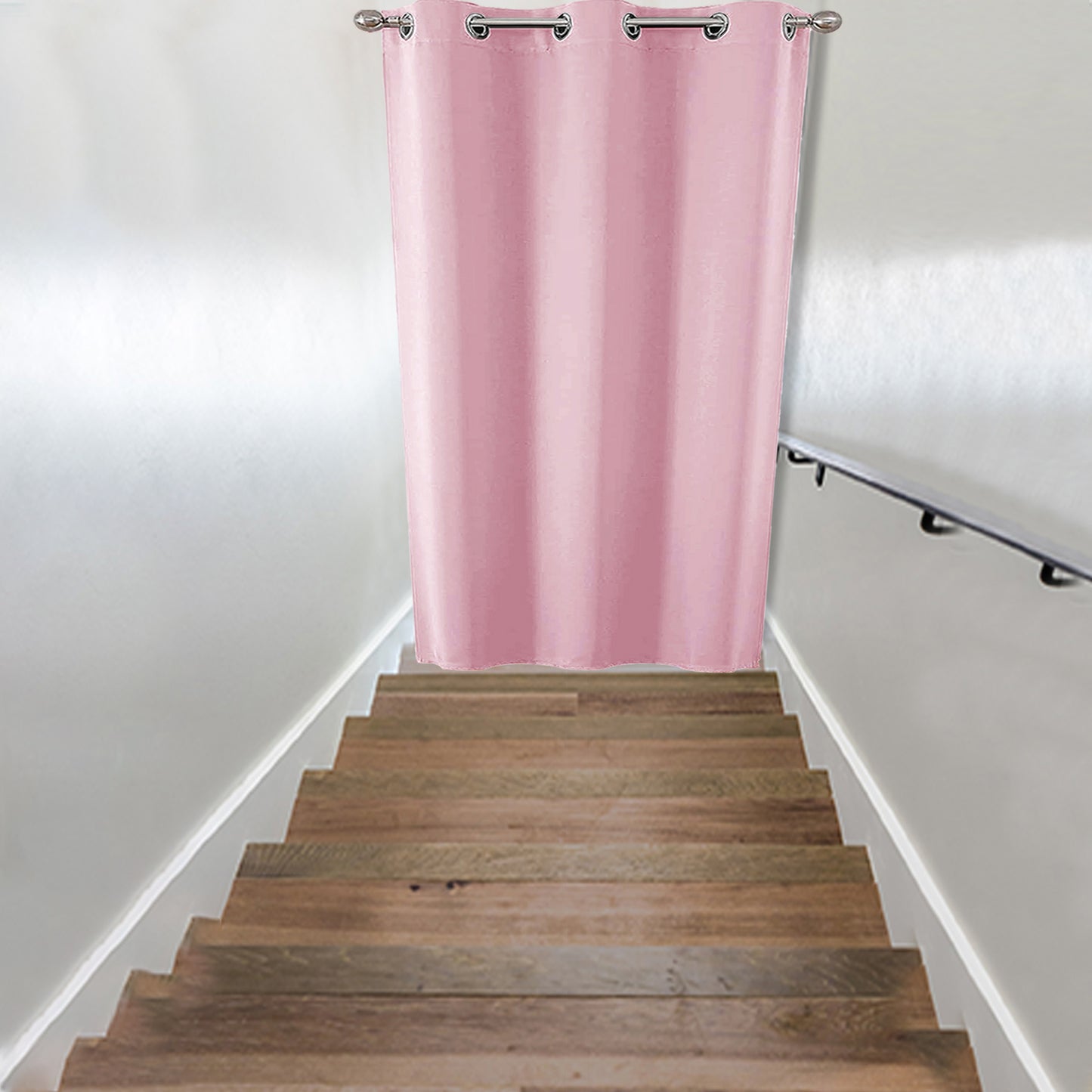 Verdunkelnde Türgardine – Thermo-Vorhang mit Ösen für Balkon, Küche oder Flur