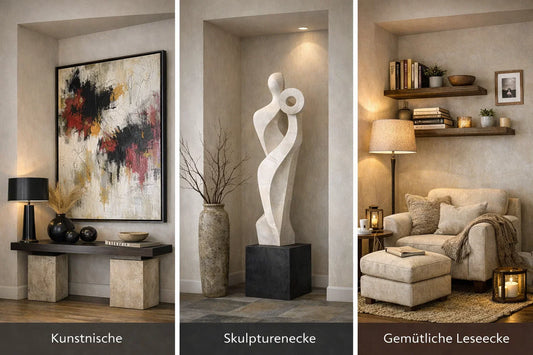 3 einfache Wege, leere Ecken stilvoll zu gestalten