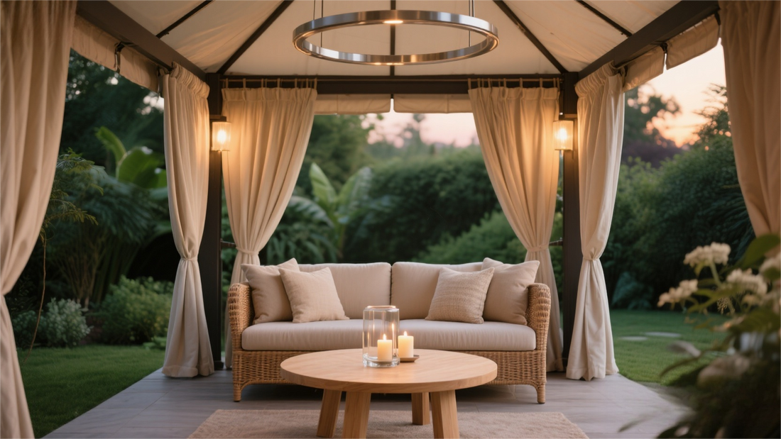 Gemütliche Atmosphäre im Garten: Outdoor Gardinen für entspannte Abende
