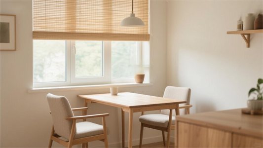 Vom Standard zur Lieblingsecke: Wie maßgefertigte Vorhänge unsere Frühstücksnische verwandelt haben