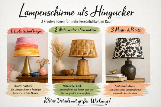 So bringst du Farbe in dein Zuhause – mit Lampenschirmen