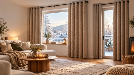 Thermovorhang gegen Zugluft: So montieren Sie ihn an Fenster und Tür