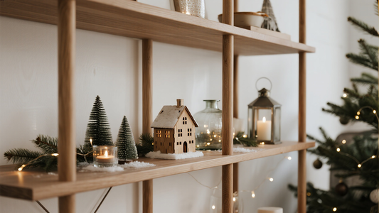 Gemütliches Winter-Regalstyling: 10 einfache Tipps für eine warme Winteratmosphäre