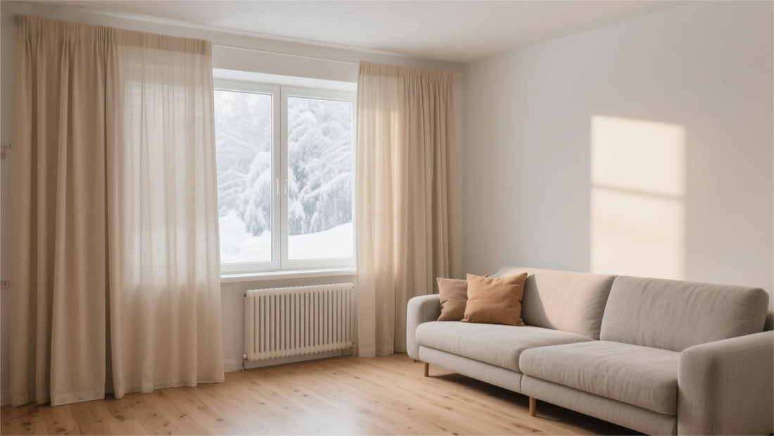 Vorhangpflege im Winter: So bleiben Stoffe frisch und farbecht