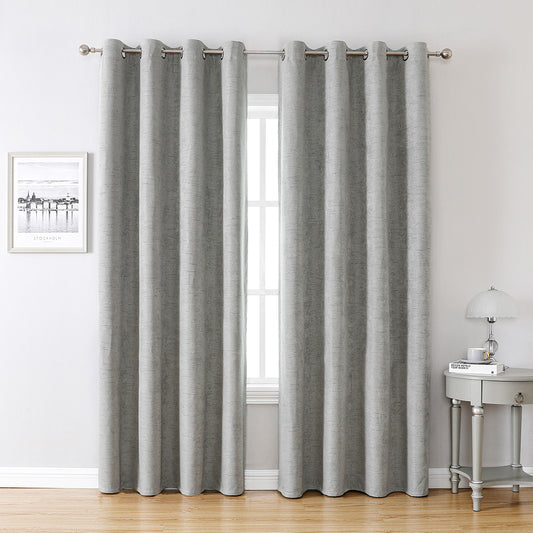 Home Patio 100% Blackout Outdoor Curtains, 1 Panel, Gray, 132cm*160cm/132cm*183cm/132cm*213cm/132cm*245cm