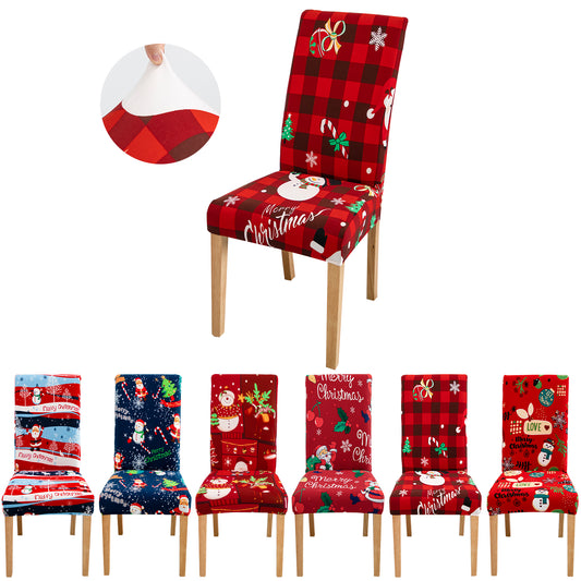 Christmas Stretch Banquet Chair Cover