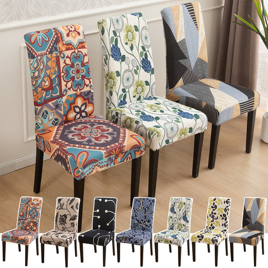 Spandex Stretch Floral Chair Cover