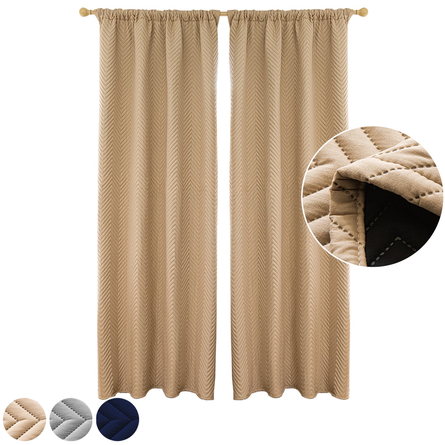 Heavy Duty Quilted Curtain