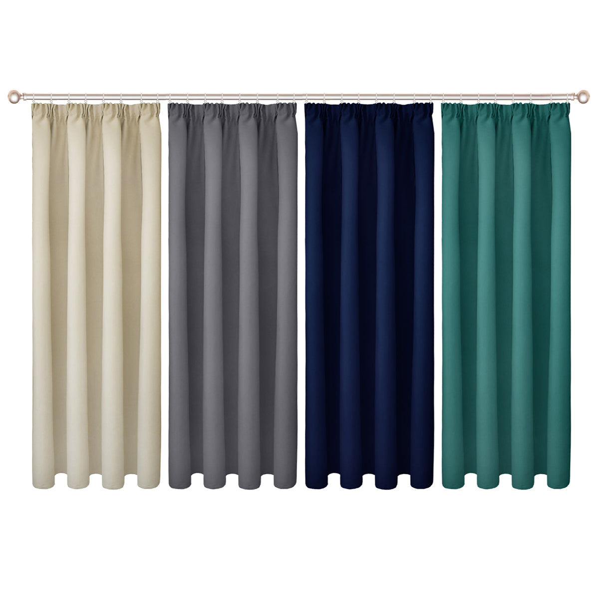 solid blackout curtain