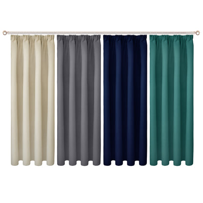 solid blackout curtain
