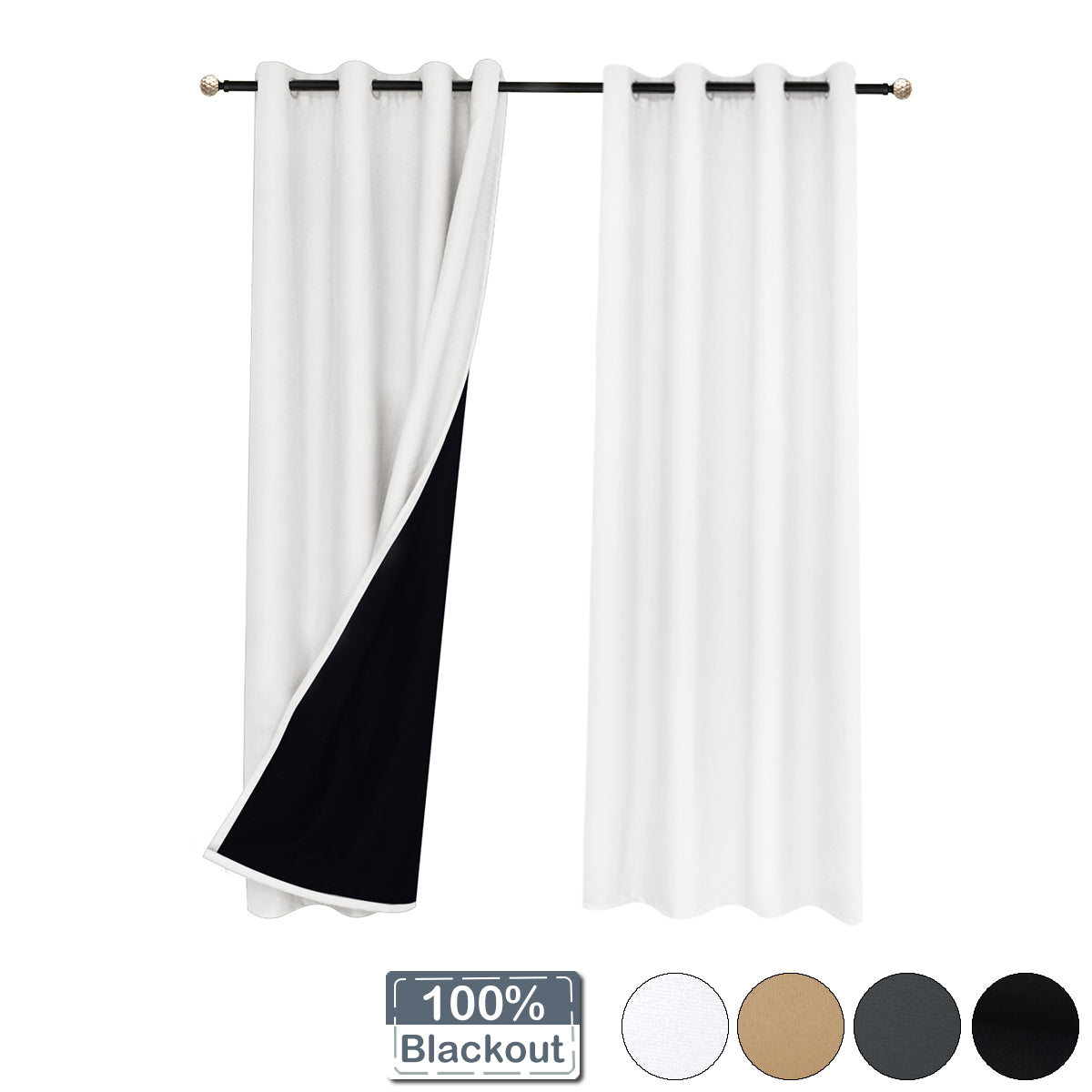 window curtain match for the curtain pole