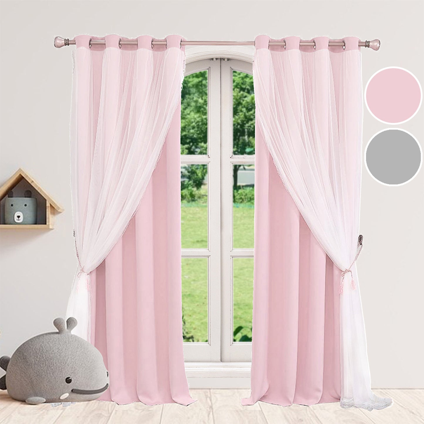 Double-Layer Blackout Curtain