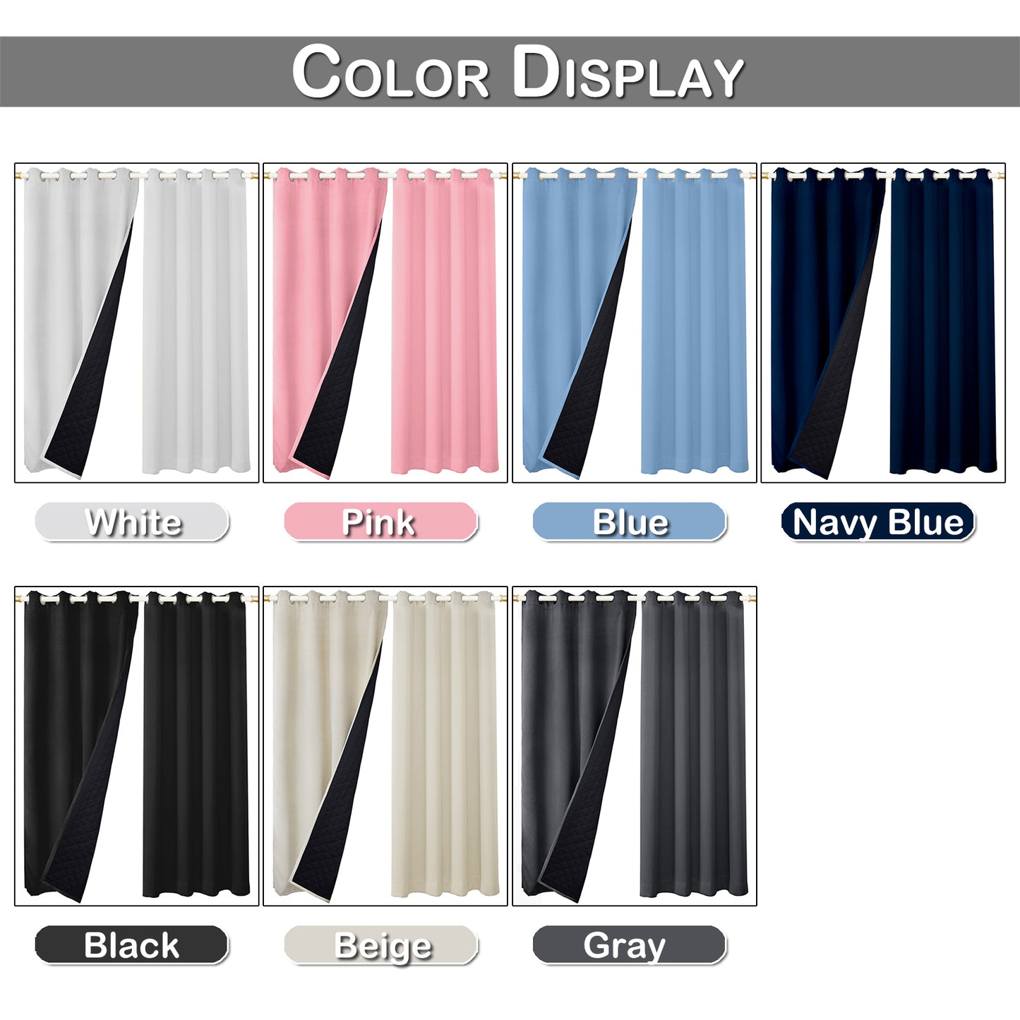 Heavy Duty Quilted Curtain
