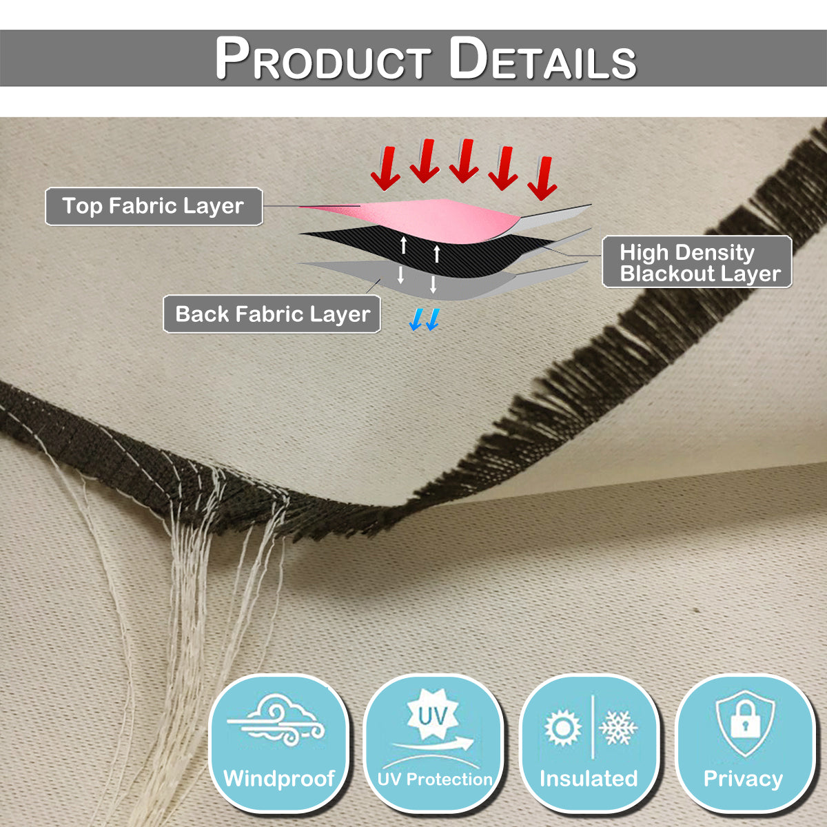 window curtain match for the curtain pole
