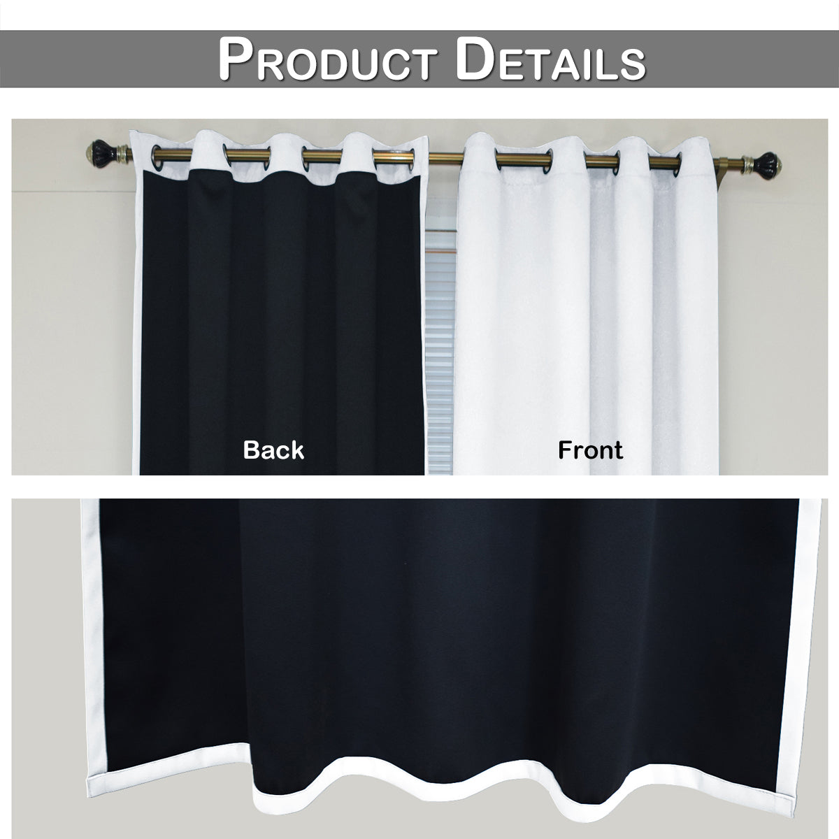 window curtain match for the curtain pole