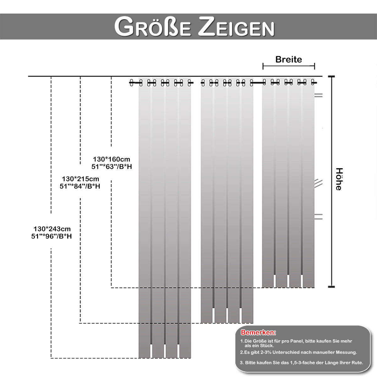 Verdunkelungsvorhang mit Tüll Overlay und Ausgestanzten Sternen – Einzelne Gardinenbahn