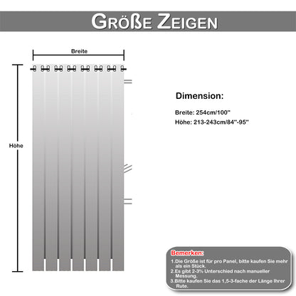 Extra Large Water-Repellent Outdoor Sheer - Transparent Patio Curtain for Garden and Porch (White)