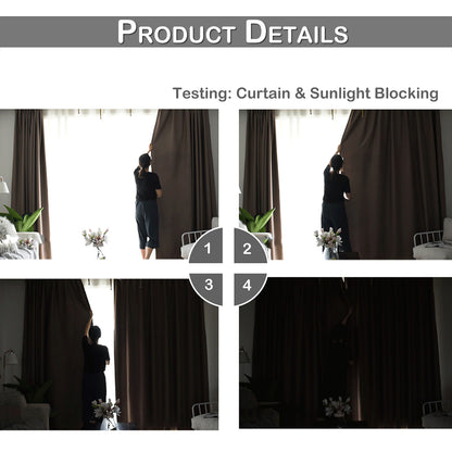 window curtain match for the curtain pole