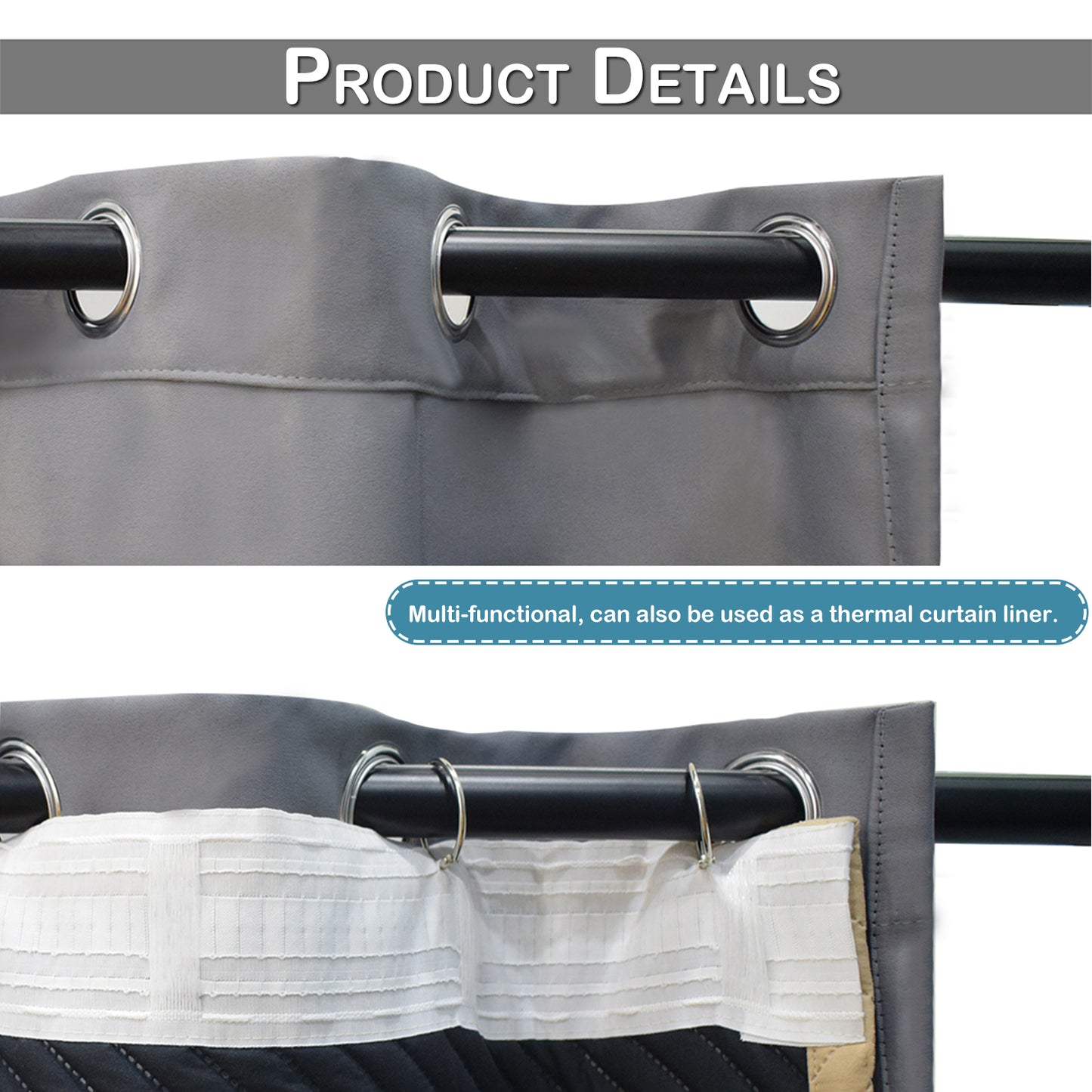 Heavy Duty Quilted Curtain